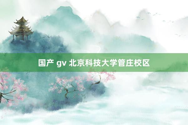 国产 gv 北京科技大学管庄校区